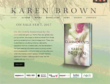 Tablet Screenshot of karenbrownbooks.com